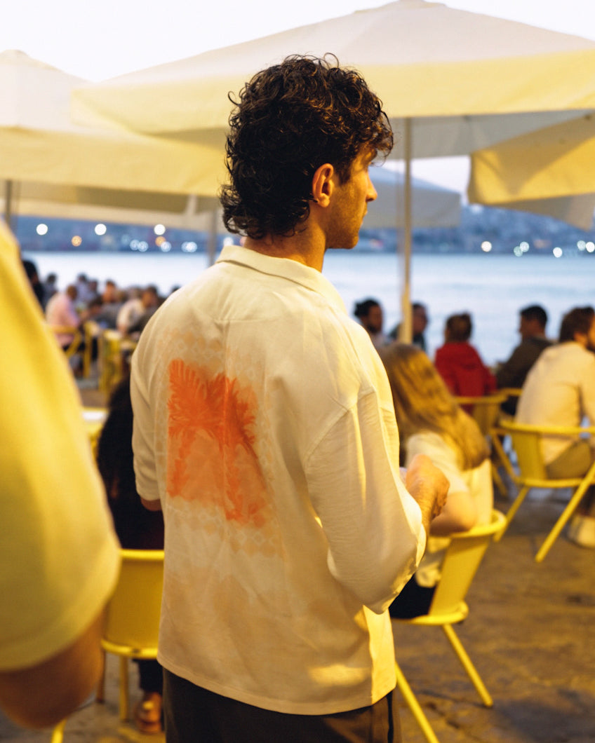 Cropped Stamp Shirt offwhite