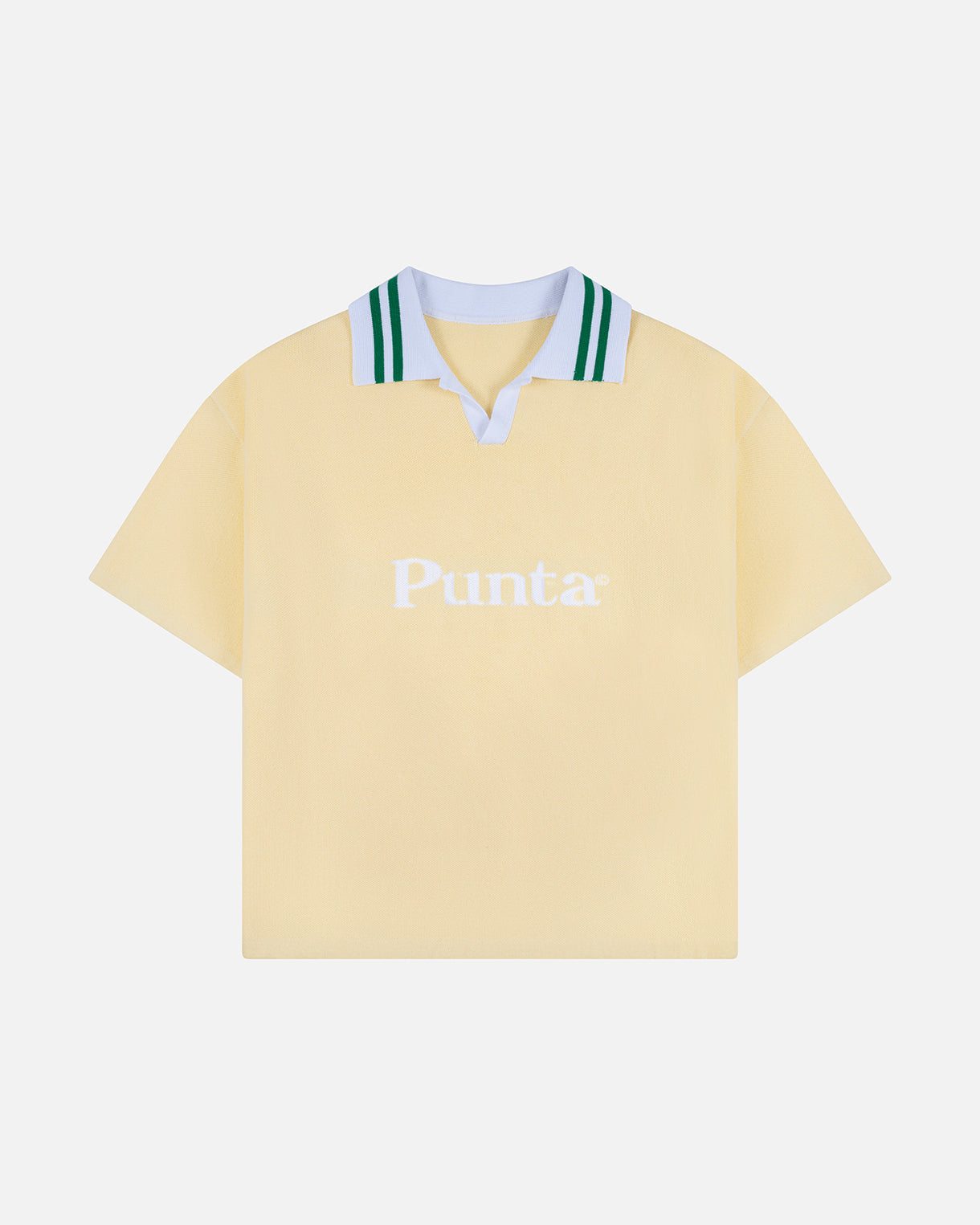 Knit Polo Yellow