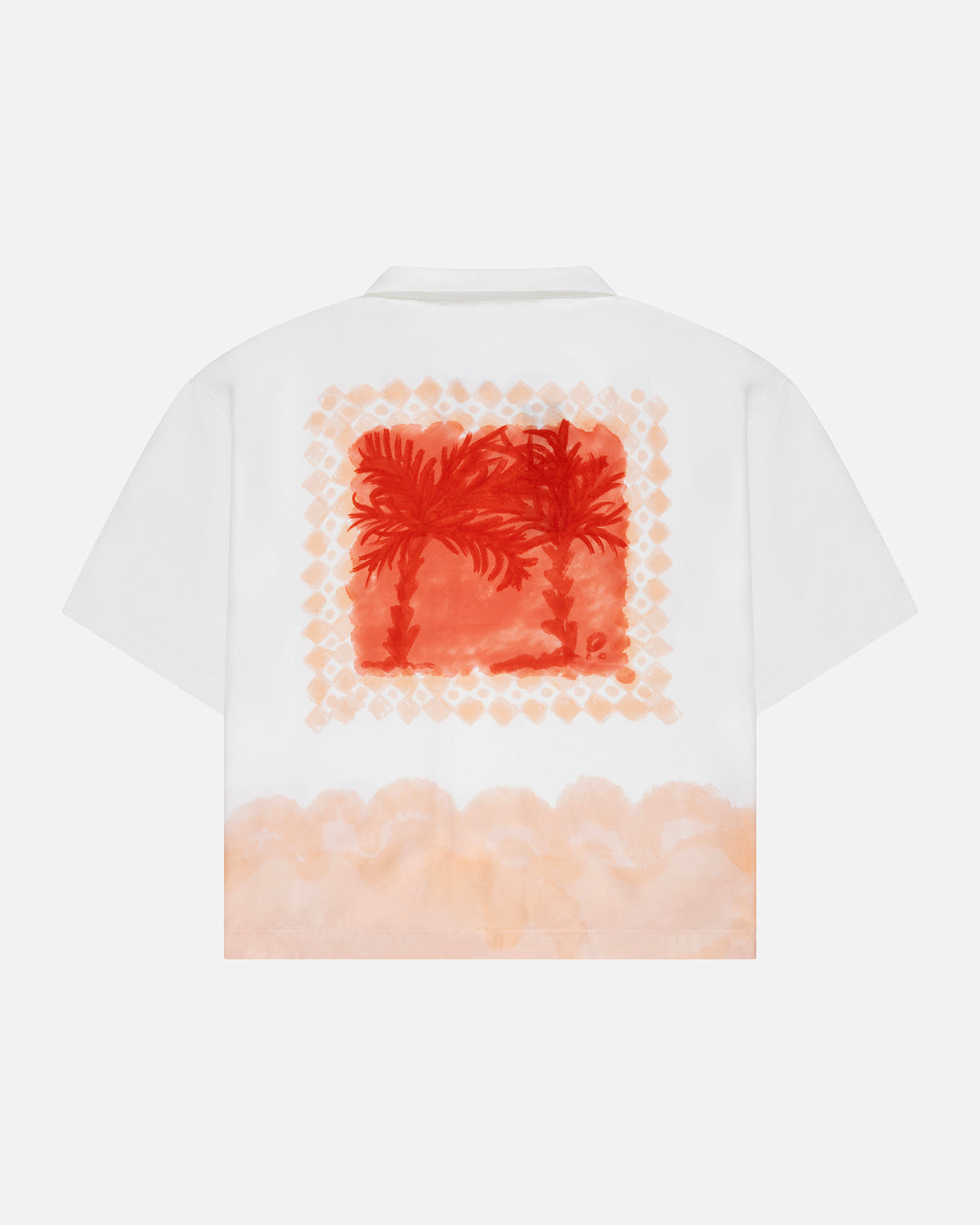 Cropped Stamp Shirt offwhite